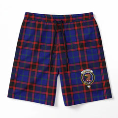 Wedderburn Tartan Crest Men's Beach Shorts