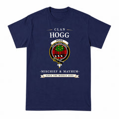 Hogg Tartan Crest Mischief and Mayhem T-shirt