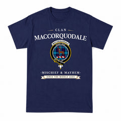 MacCorquodale Tartan Crest Mischief and Mayhem T-shirt