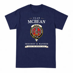 McBean Tartan Crest Mischief and Mayhem T-shirt