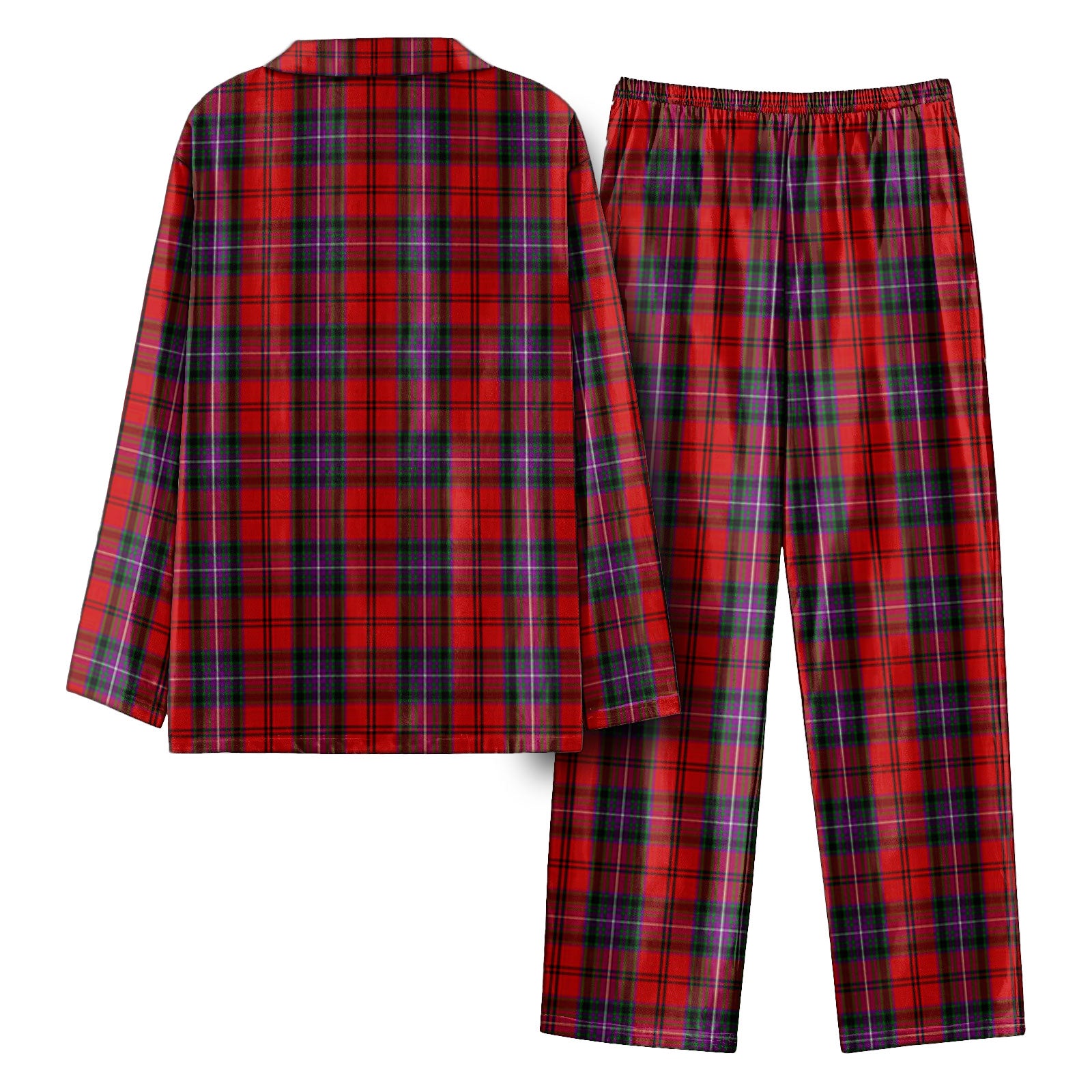 Kelly of Sleat Red Tartan Pajama Set