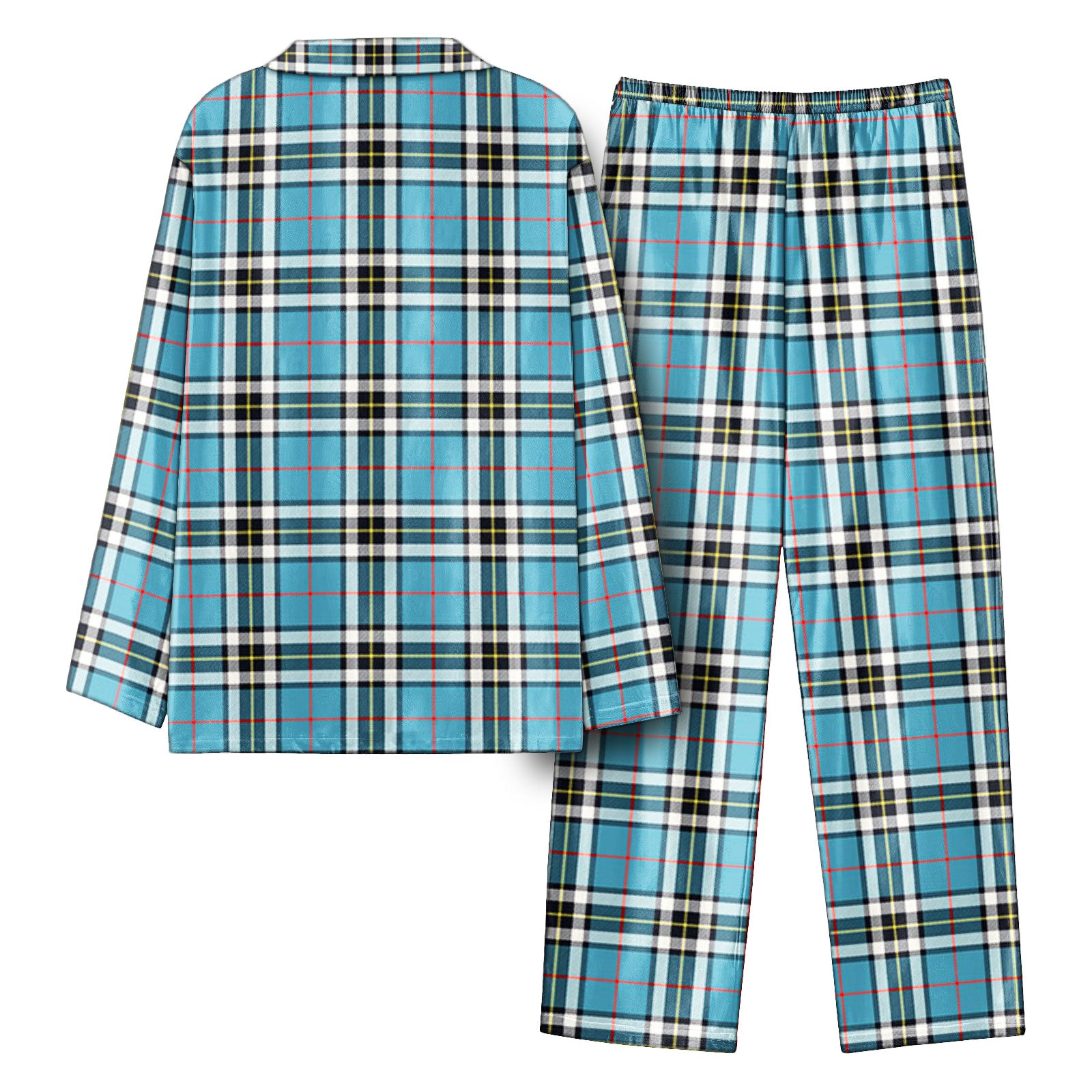 Thomson Blue Tartan Pajama Set