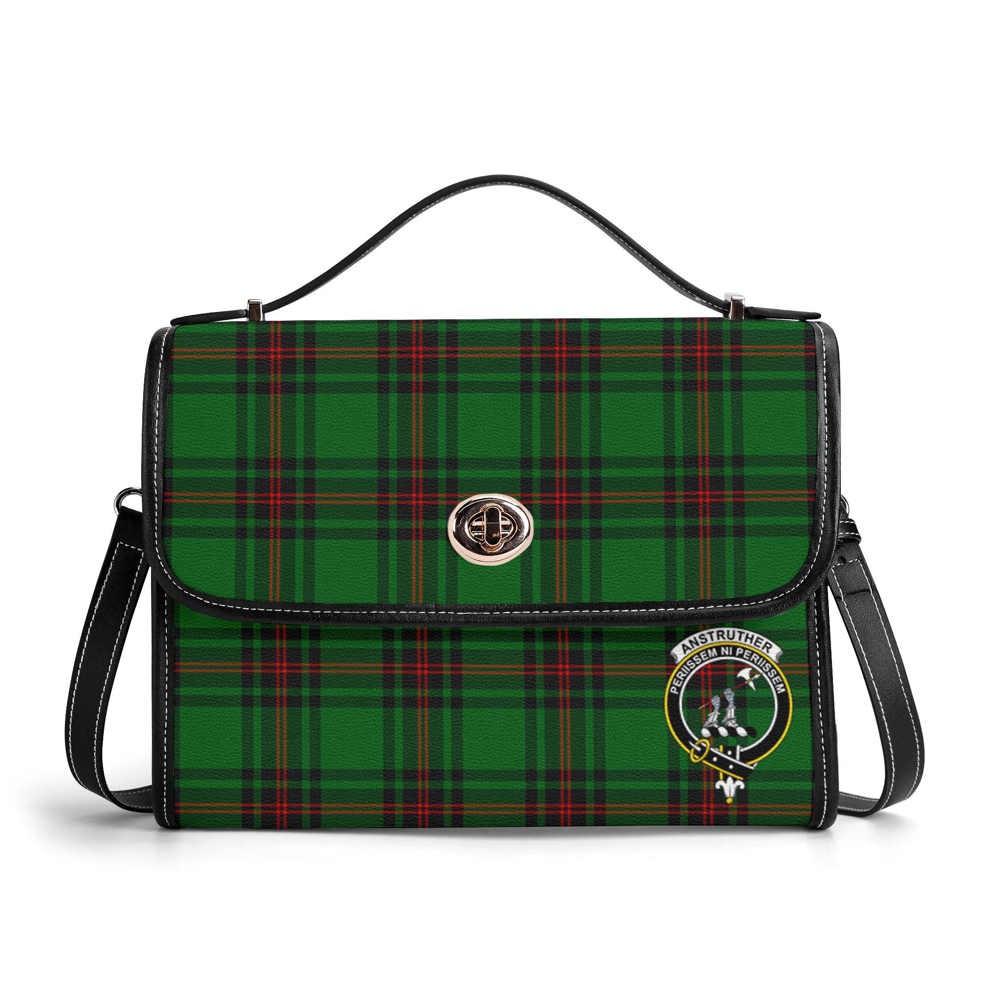 Anstruther Tartan Crest Satchel Bag