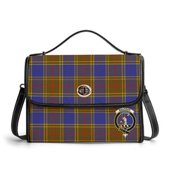 Balfour Modern Tartan Crest Satchel Bag