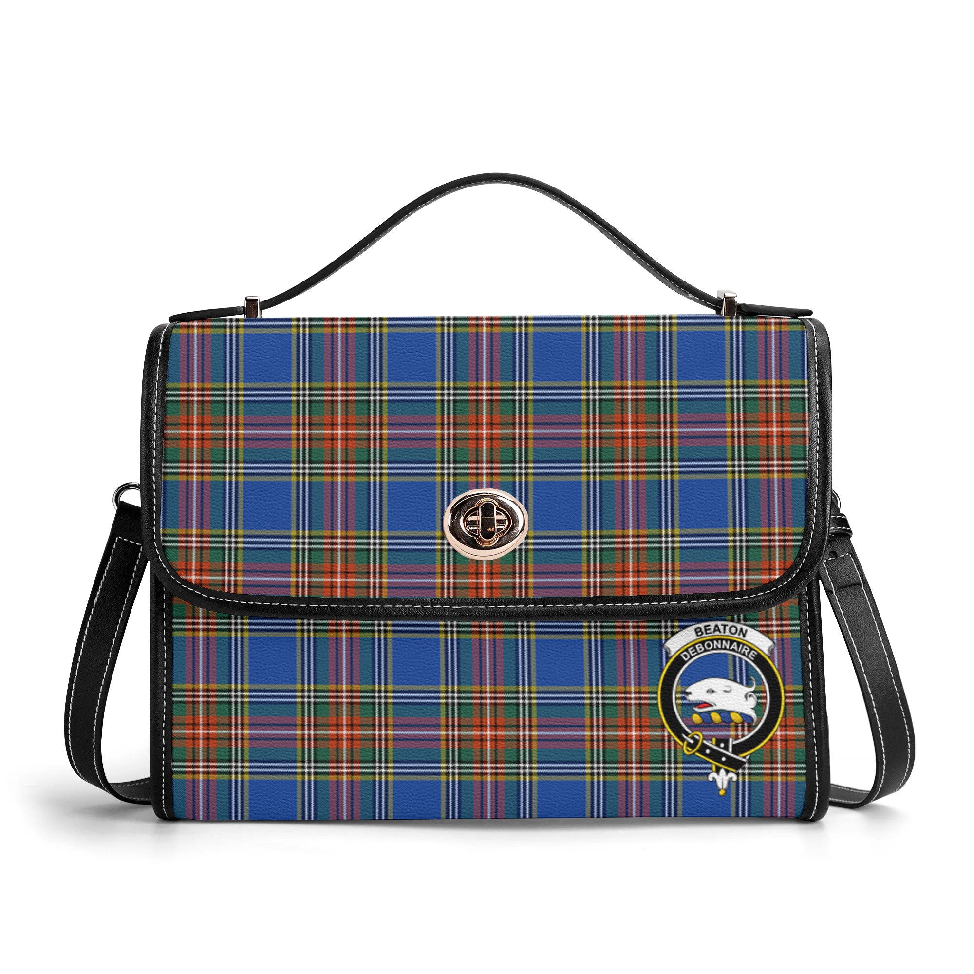 Beaton Ancient Tartan Crest Satchel Bag