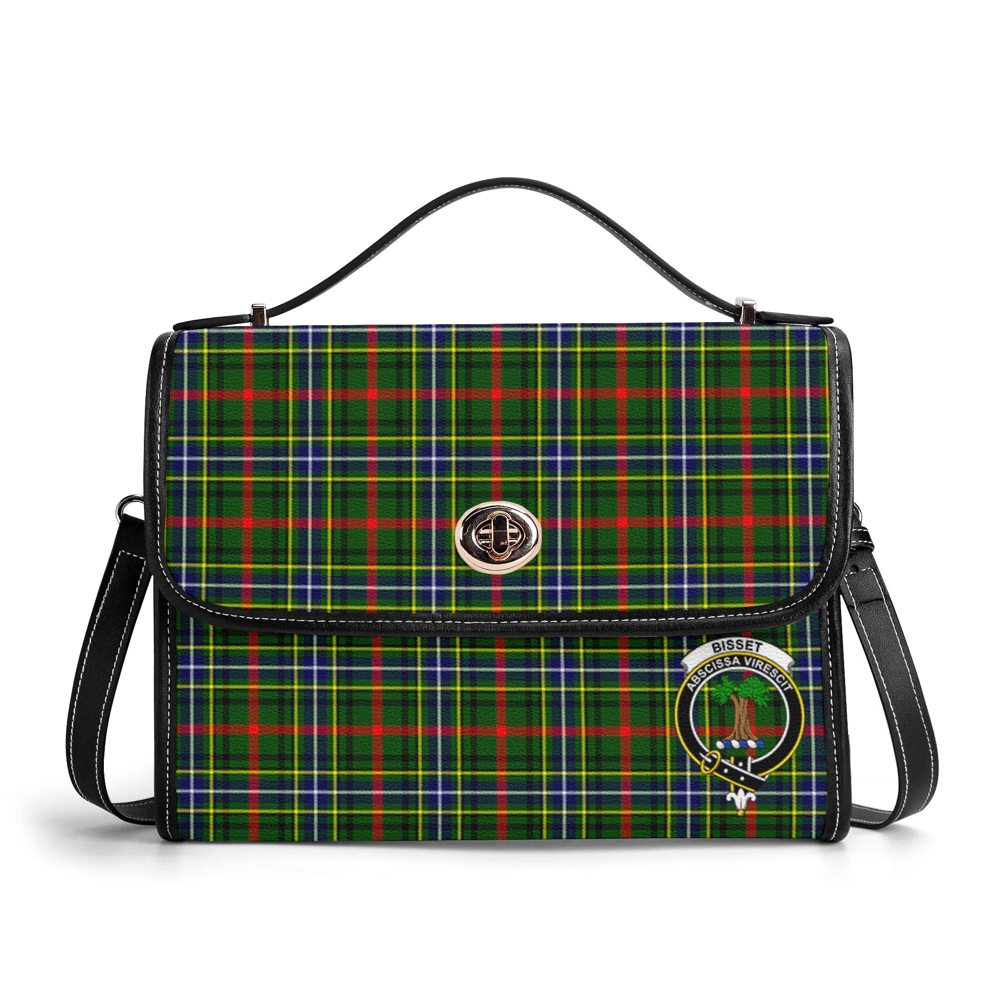Bisset Tartan Crest Satchel Bag