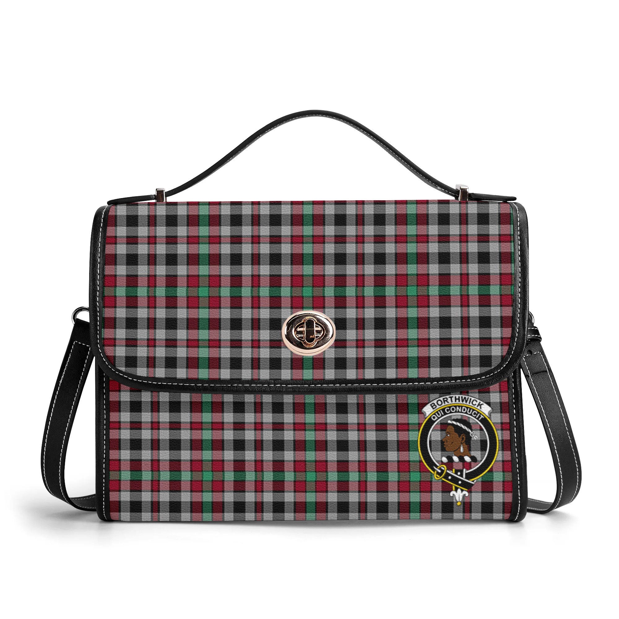Borthwick Ancient Tartan Crest Satchel Bag