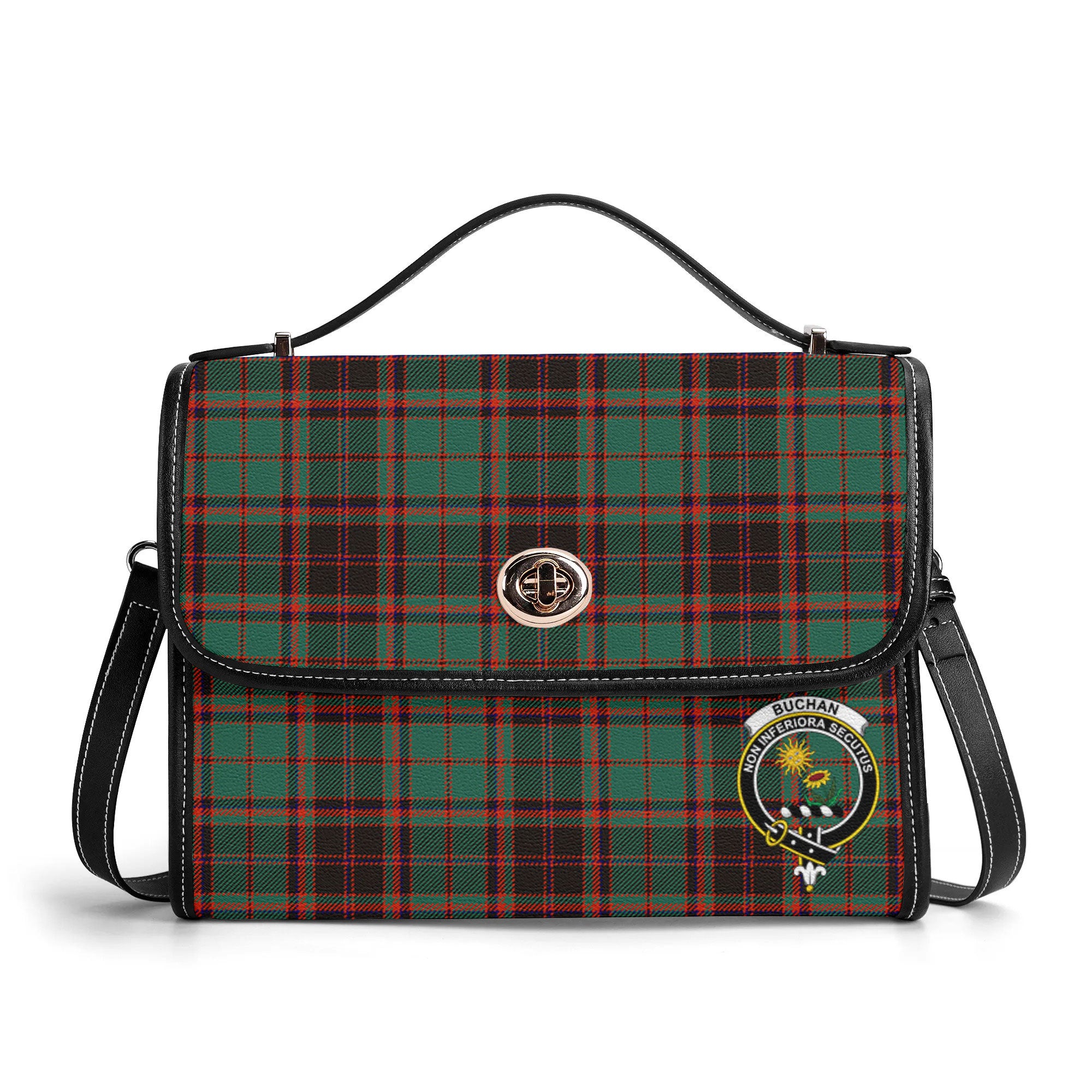 Buchan Ancient Tartan Crest Satchel Bag