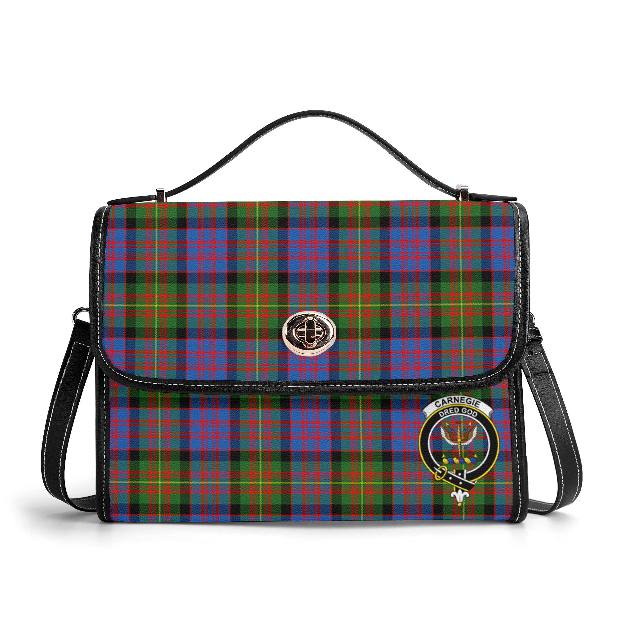 Carnegie Ancient Tartan Crest Satchel Bag
