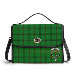 Don Tartan Crest Satchel Bag