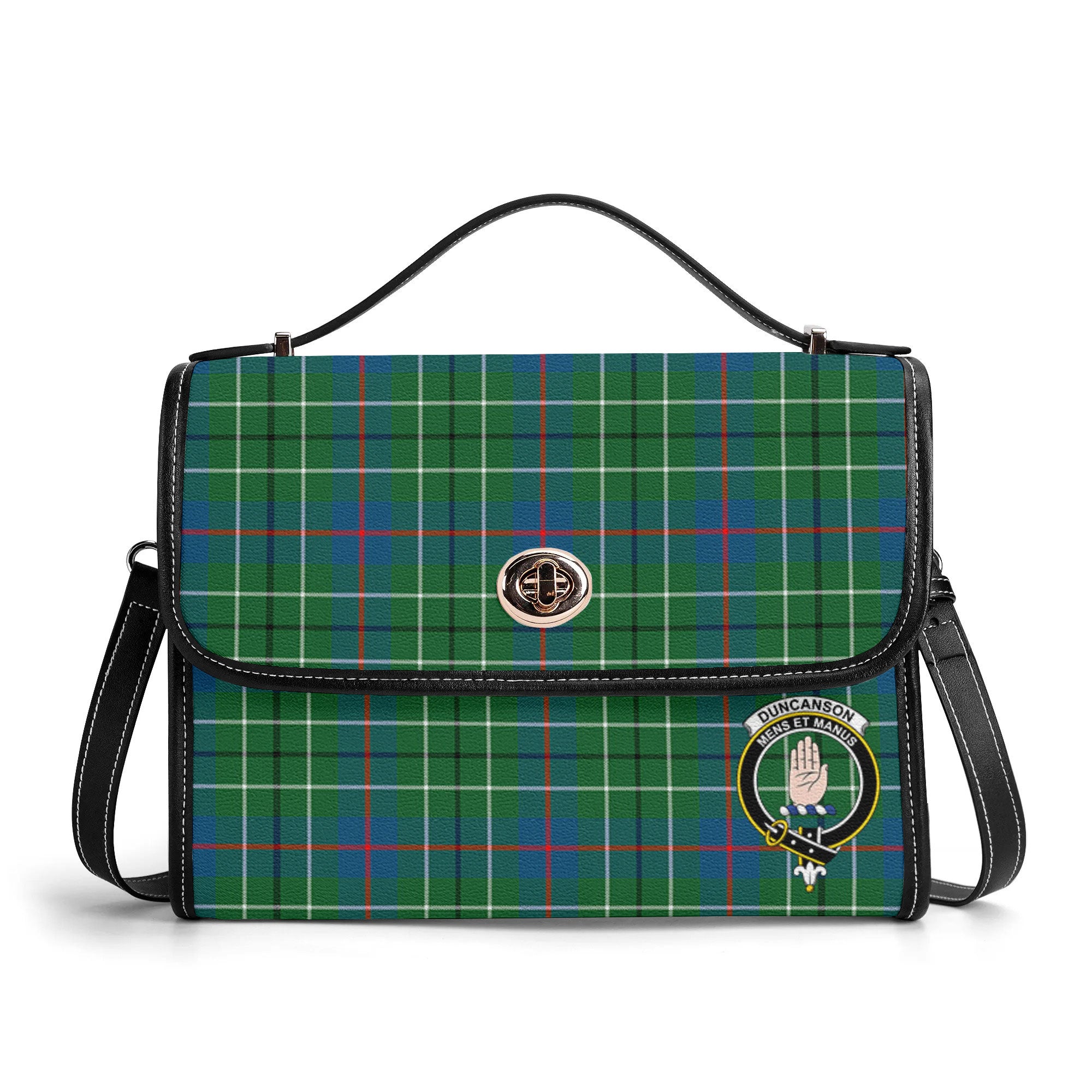 Duncanson Tartan Crest Satchel Bag
