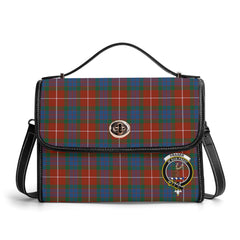 Fraser (of Lovat) Ancient Tartan Crest Satchel Bag