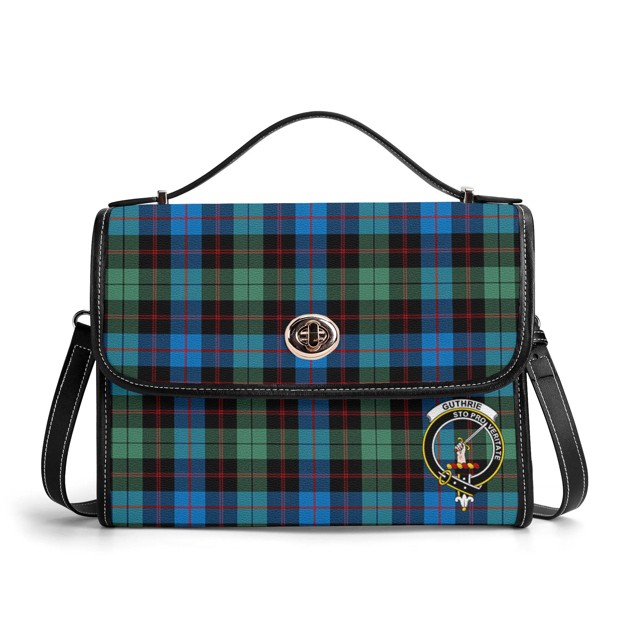 Guthrie Ancient Tartan Crest Satchel Bag