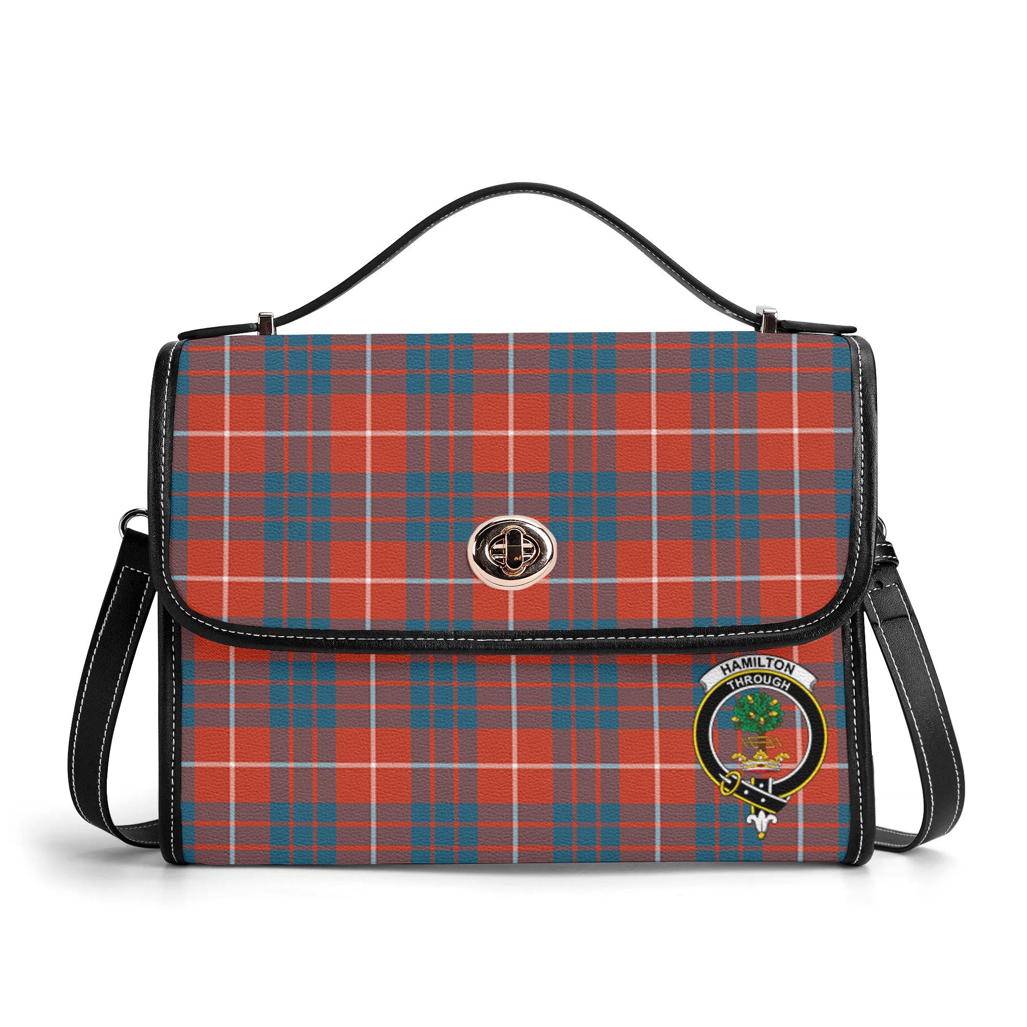 Hamilton Ancient Tartan Crest Satchel Bag