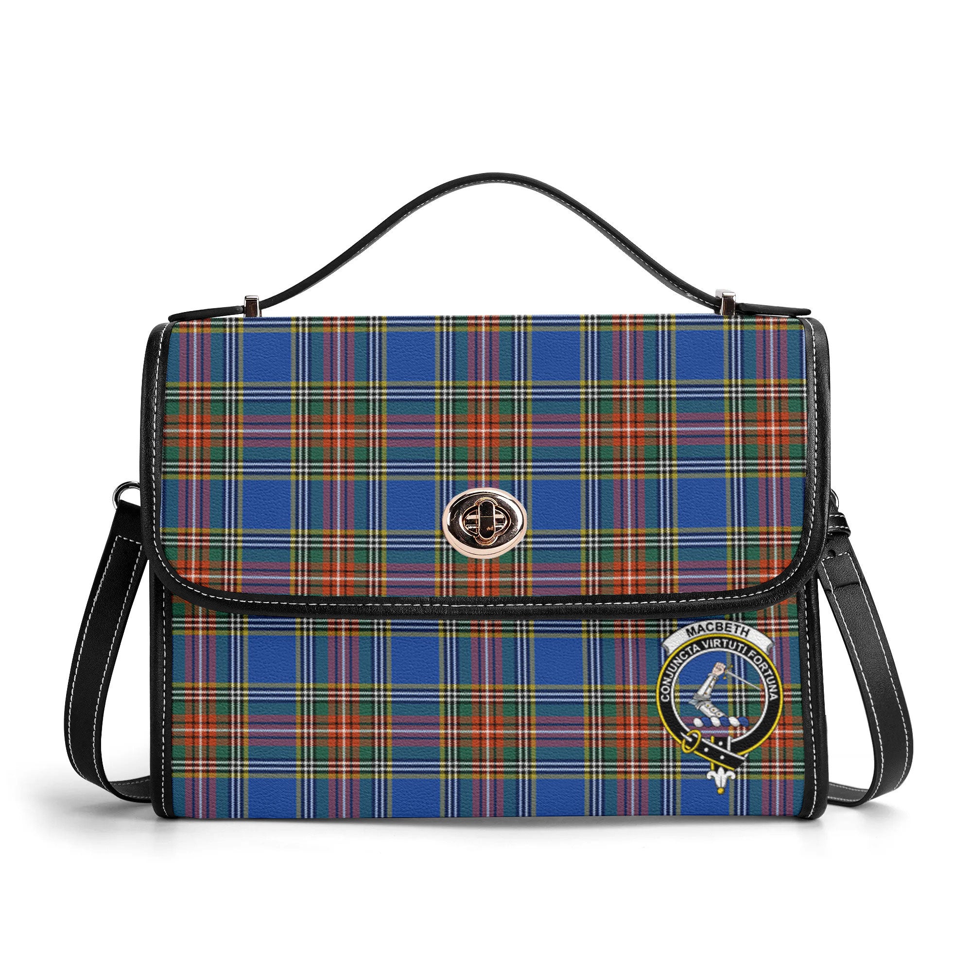 MacBeth Ancient Tartan Crest Satchel Bag
