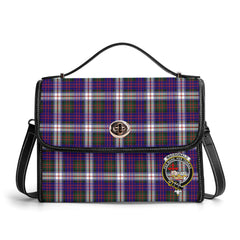 MacDonald Dress Modern Tartan Crest Satchel Bag