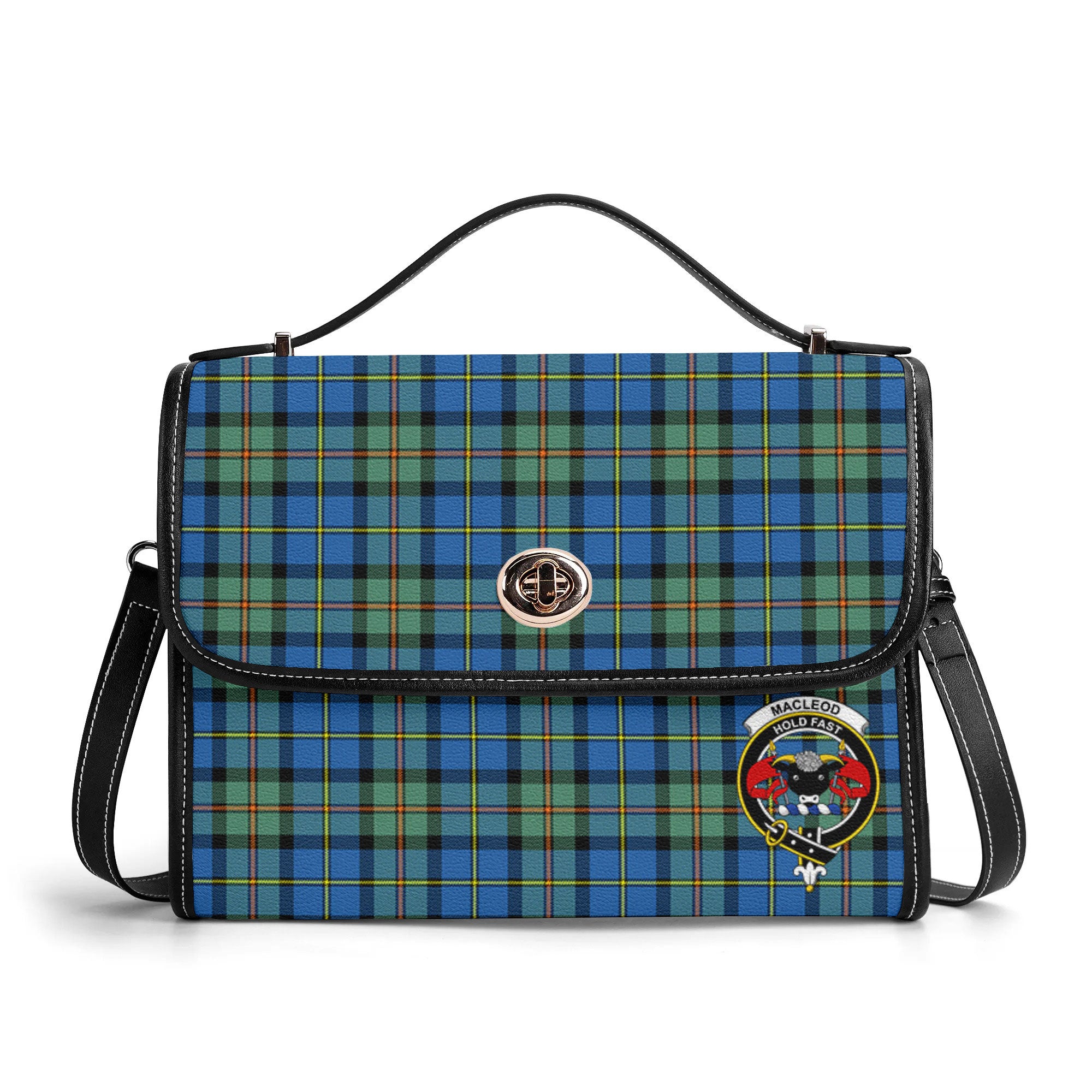 MacLeod of Harris Ancient Tartan Crest Satchel Bag