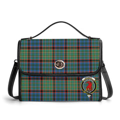 MacNicol Hunting Ancient Tartan Crest Satchel Bag