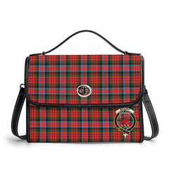 McDuff Modern Tartan Crest Satchel Bag