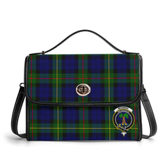 McEwan Modern Tartan Crest Satchel Bag