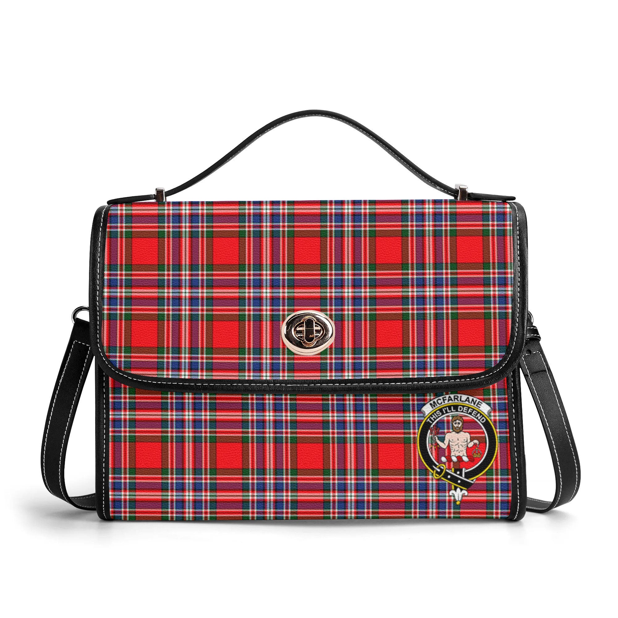 McFarlane Modern Tartan Crest Satchel Bag