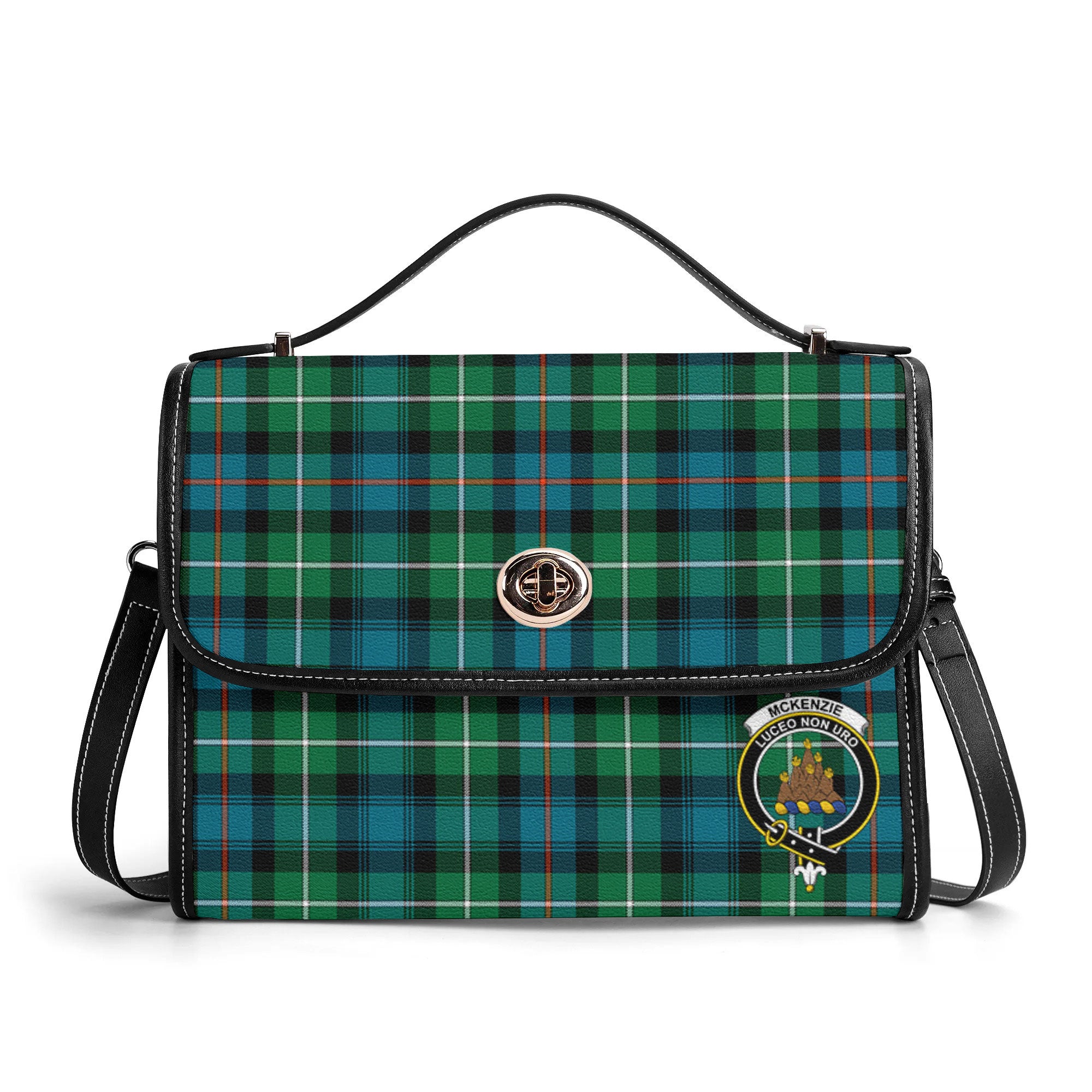 McKenzie Ancient Tartan Crest Satchel Bag