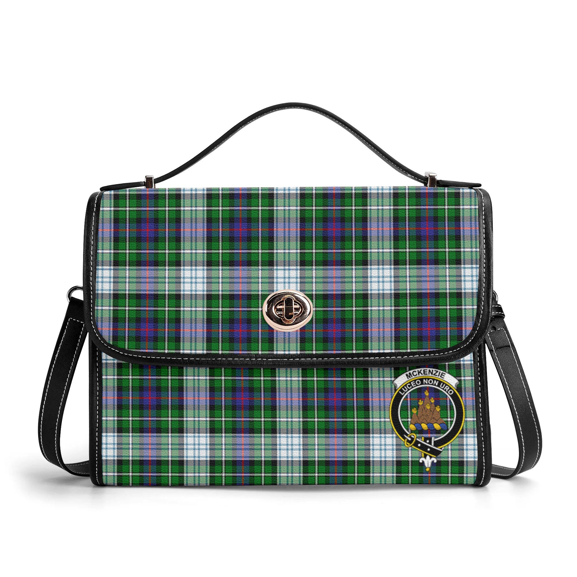 McKenzie Dress Modern Tartan Crest Satchel Bag