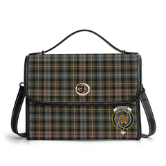 McKenzie Weathered Tartan Crest Satchel Bag