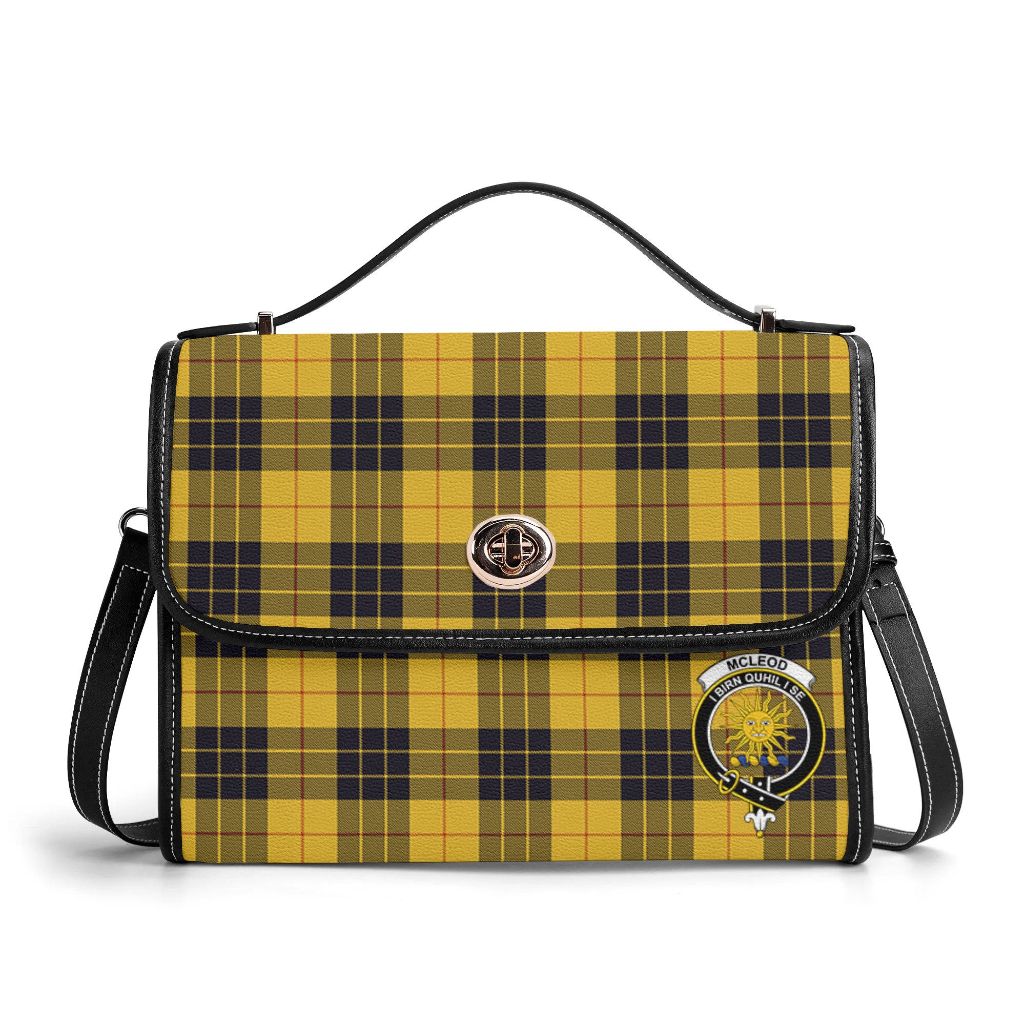 McLeod of Lewis Ancient Tartan Crest Satchel Bag