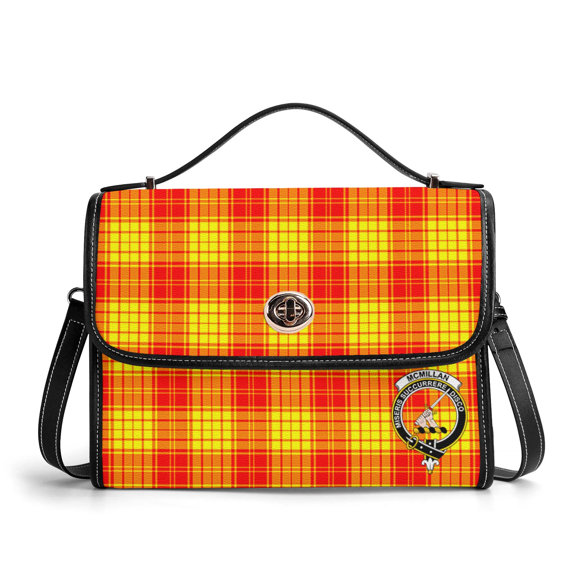 McMillan Clan Tartan Crest Satchel Bag