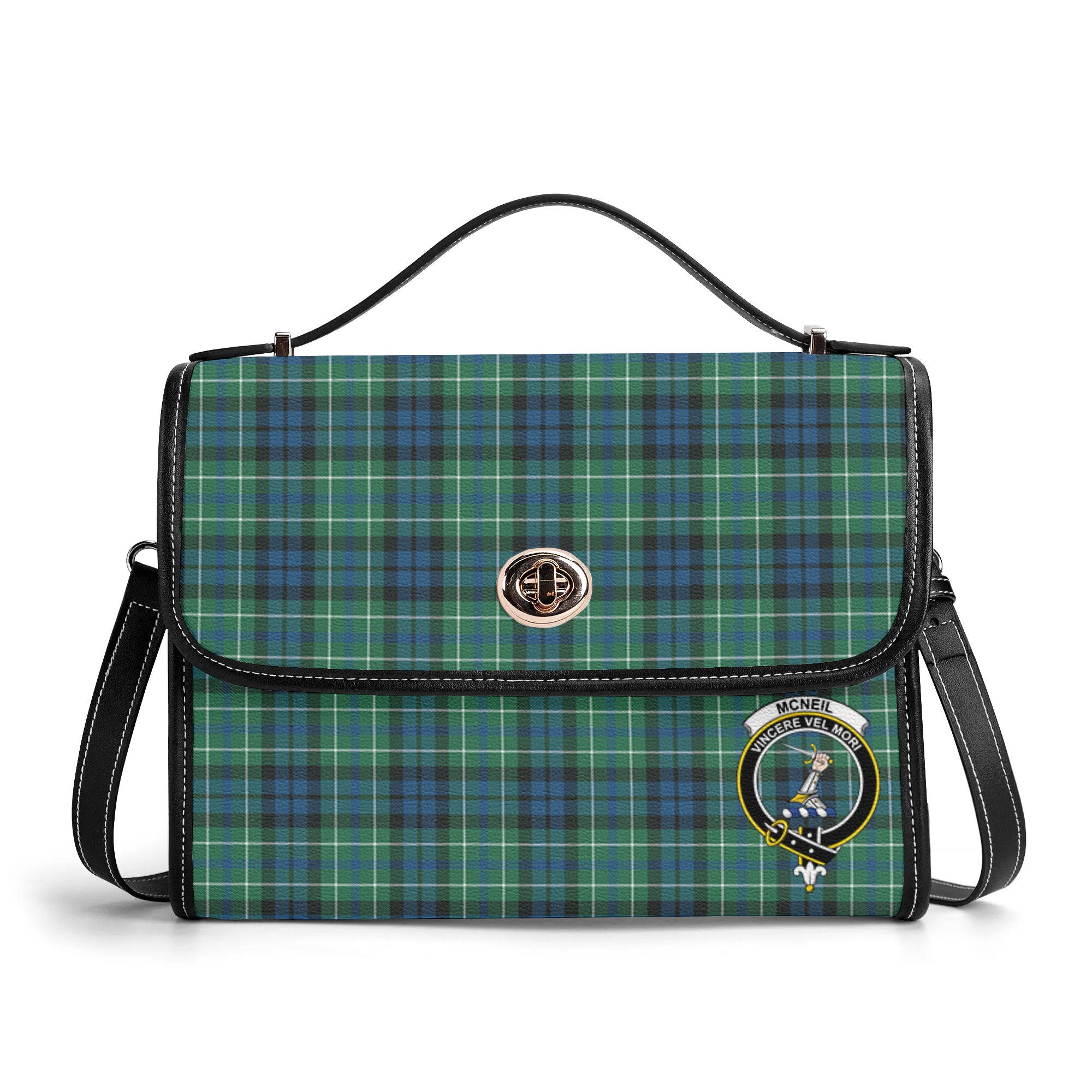 McNeil of Colonsay Ancient Tartan Crest Satchel Bag