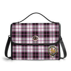 McPherson Hunting Modern Tartan Crest Satchel Bag