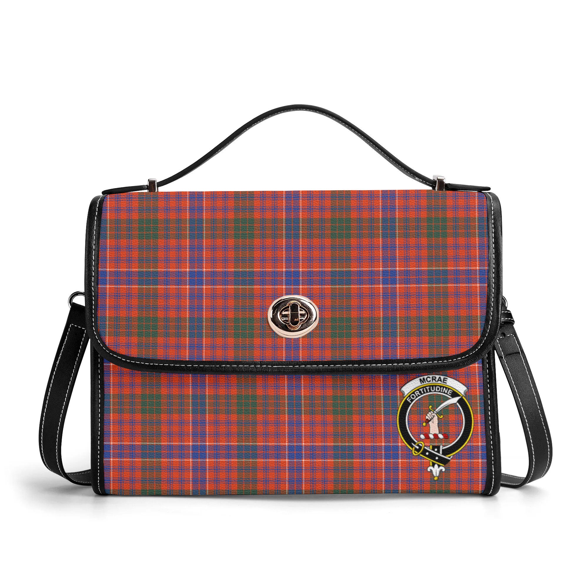 McRae Ancient Tartan Crest Satchel Bag