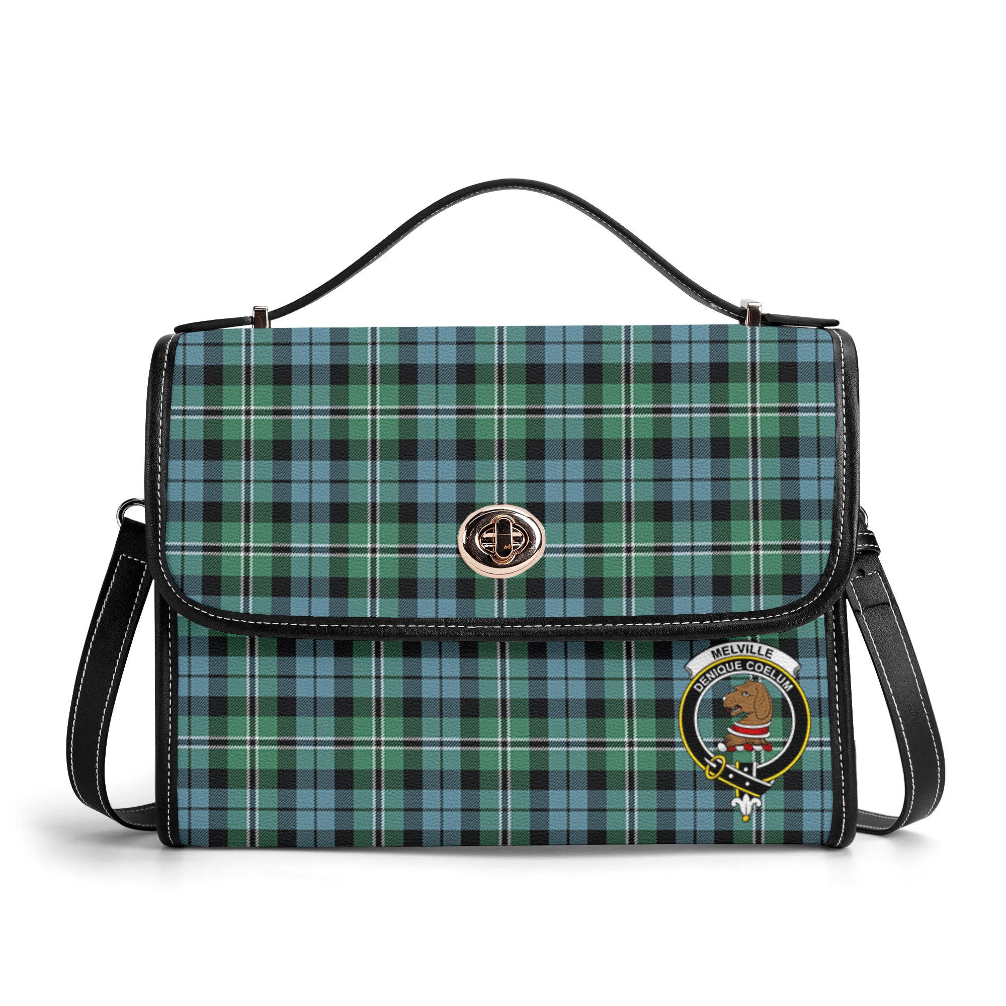 Melville Tartan Crest Satchel Bag