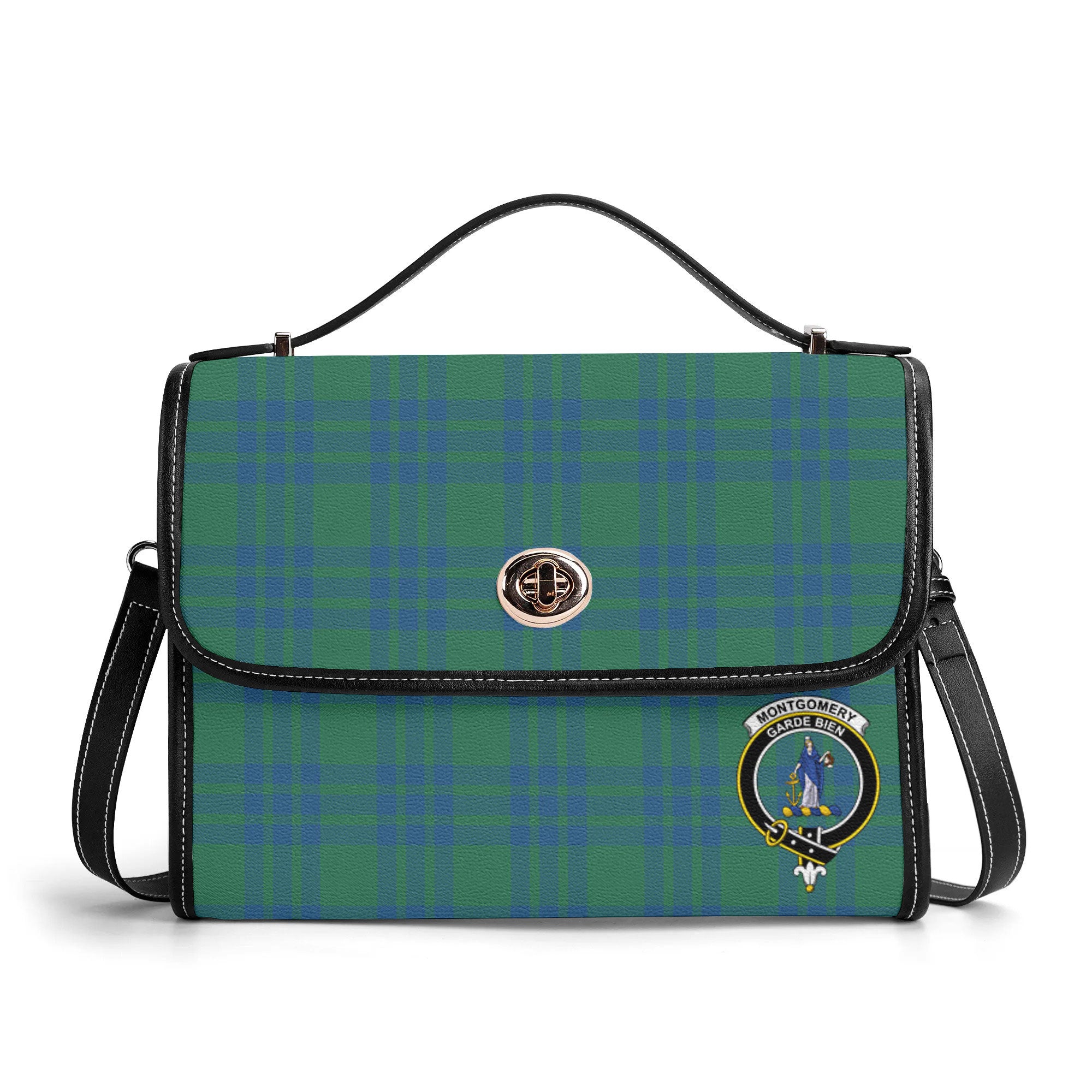 Montgomery Ancient Tartan Crest Satchel Bag