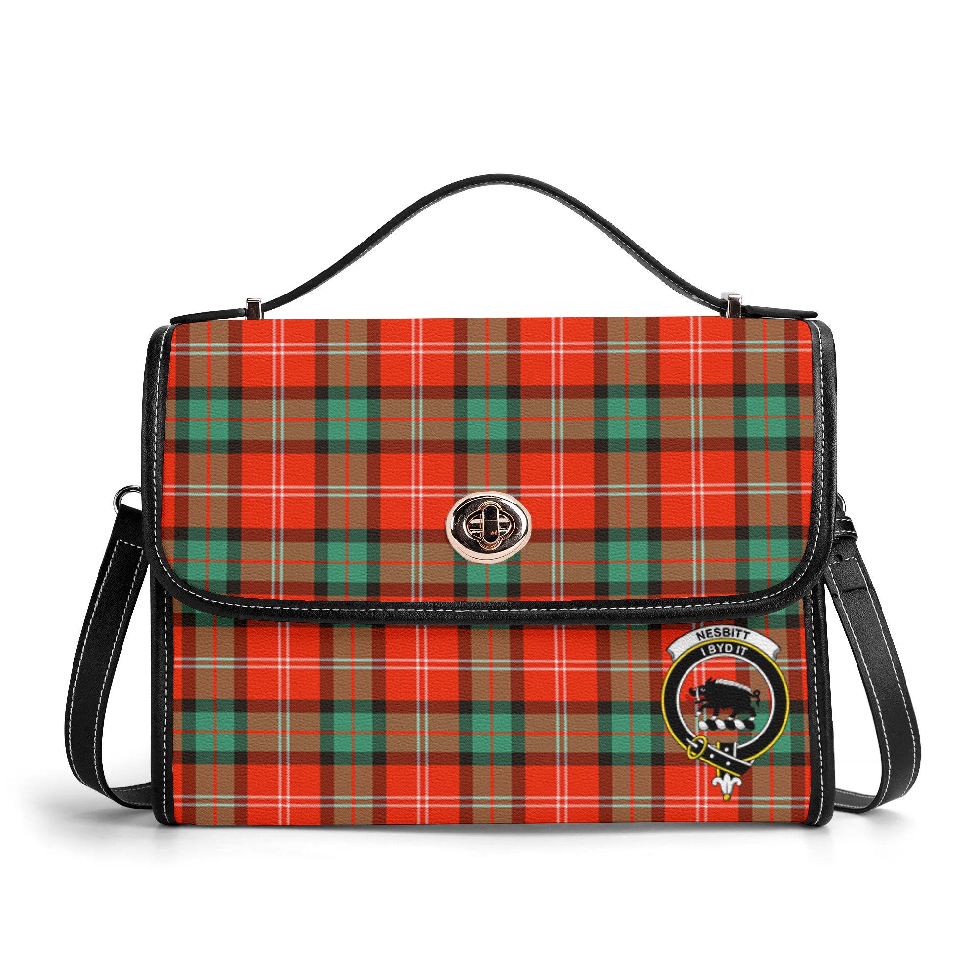 Nesbitt Ancient Tartan Crest Satchel Bag