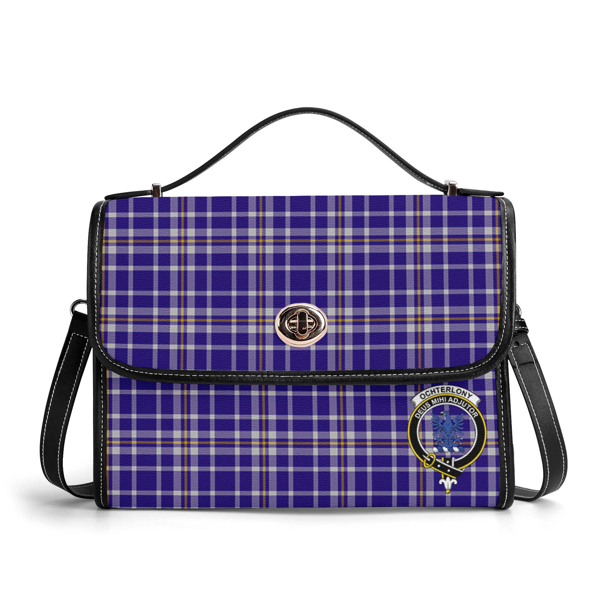 Ochterlony Tartan Crest Satchel Bag
