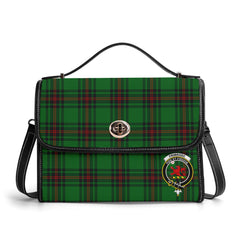 Primrose Tartan Crest Satchel Bag