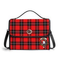 Ramsay Modern Tartan Crest Satchel Bag