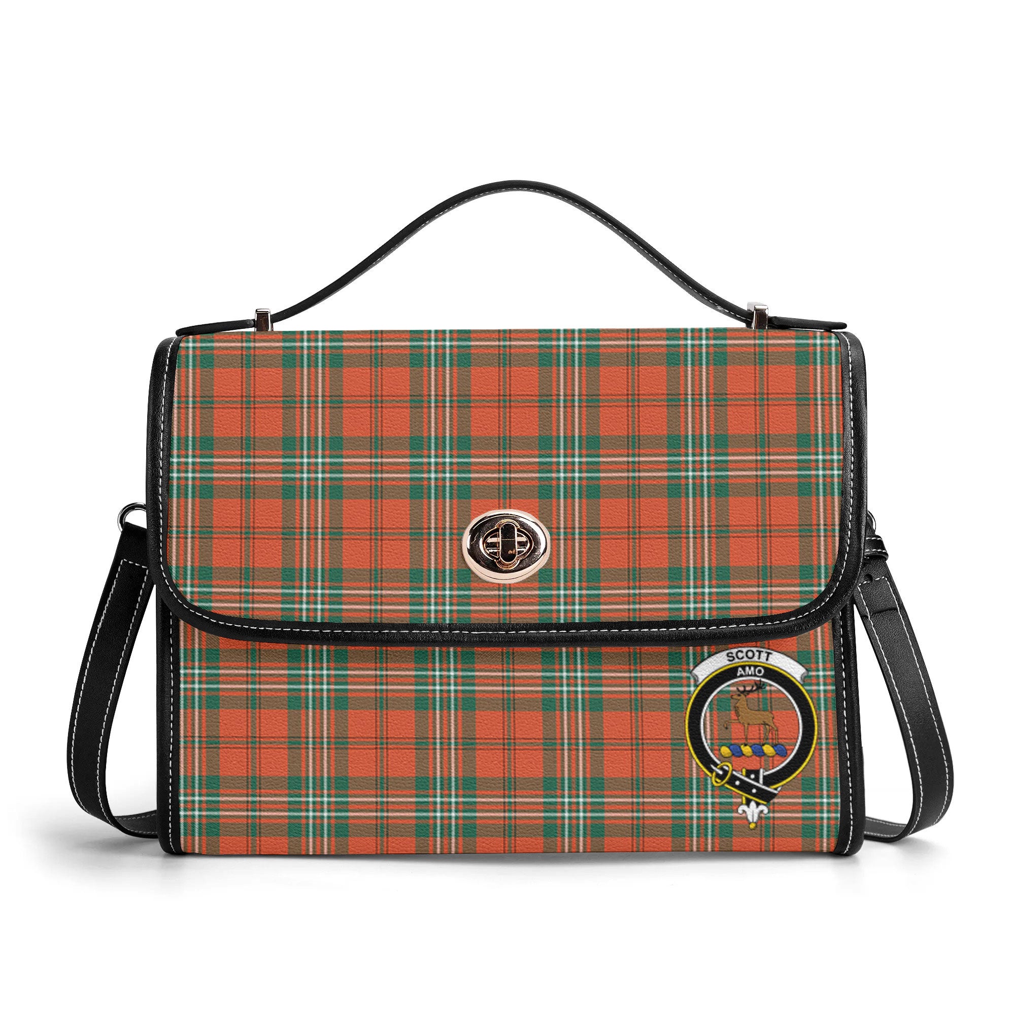 Scott Ancient Tartan Crest Satchel Bag
