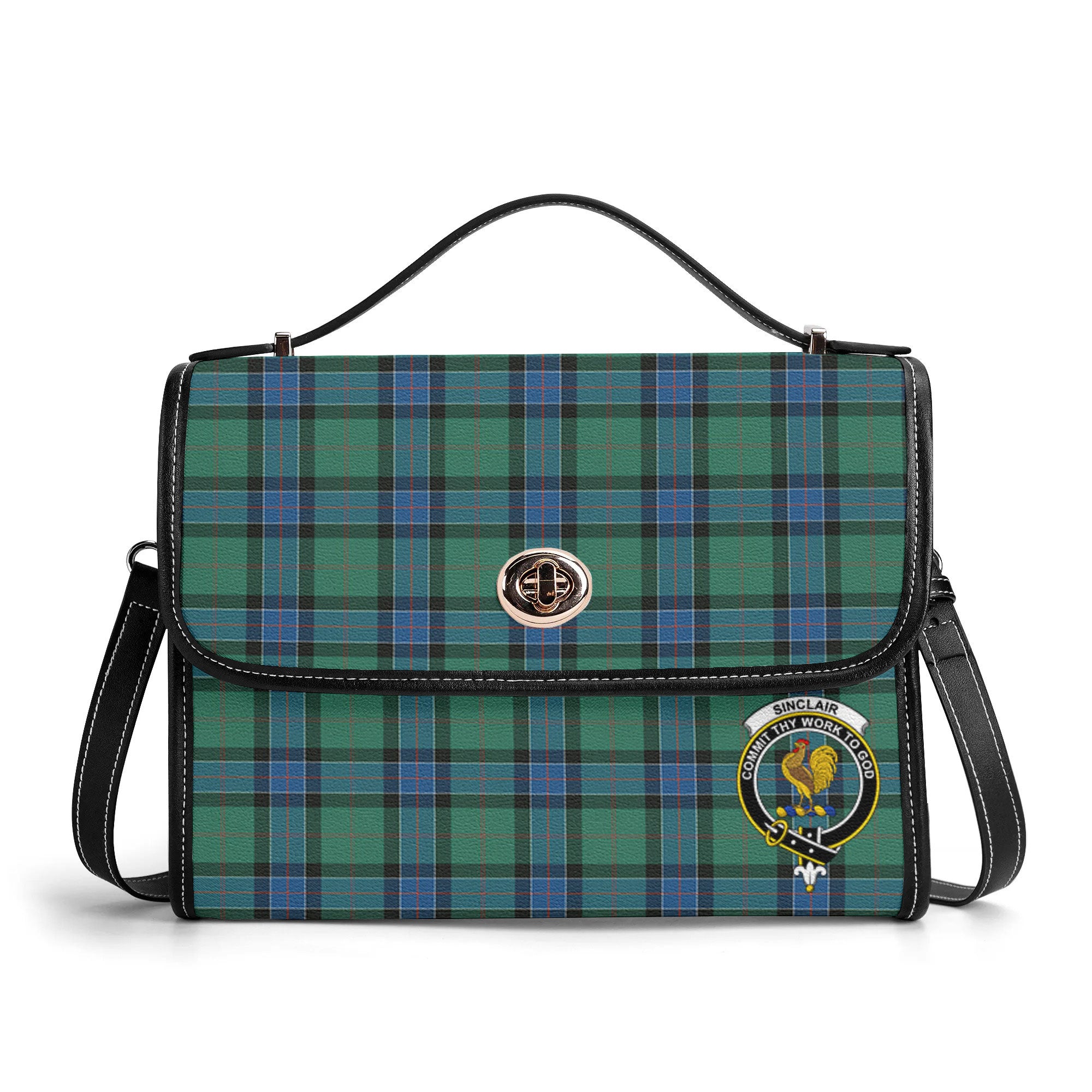 Sinclair Hunting Ancient Tartan Crest Satchel Bag