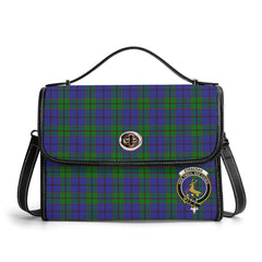 Strachan Tartan Crest Satchel Bag