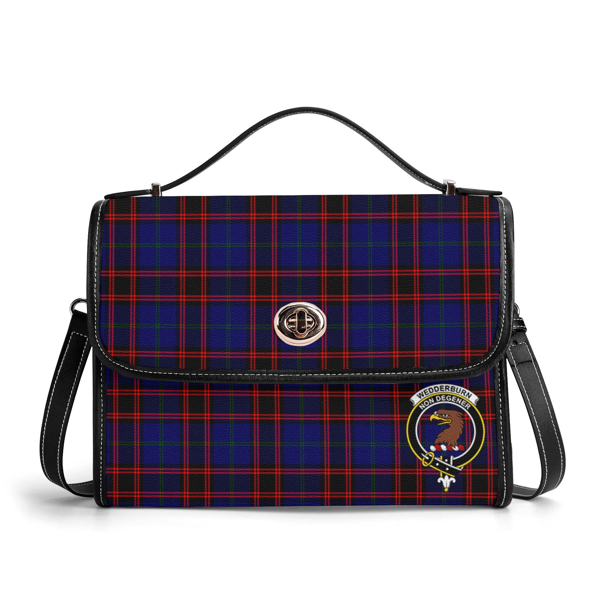 Wedderburn Tartan Crest Satchel Bag