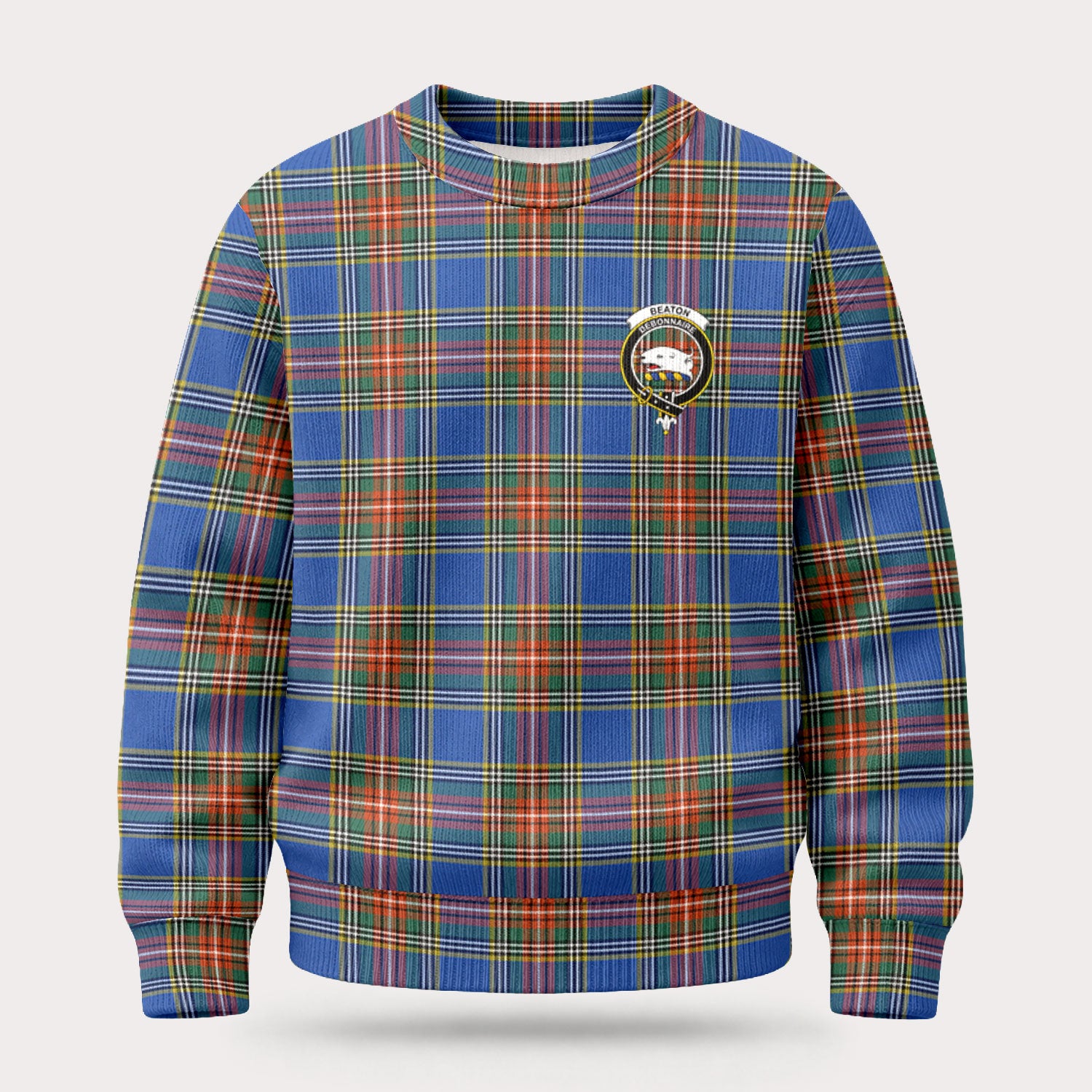 Beaton Ancient Tartan Crest Sweater