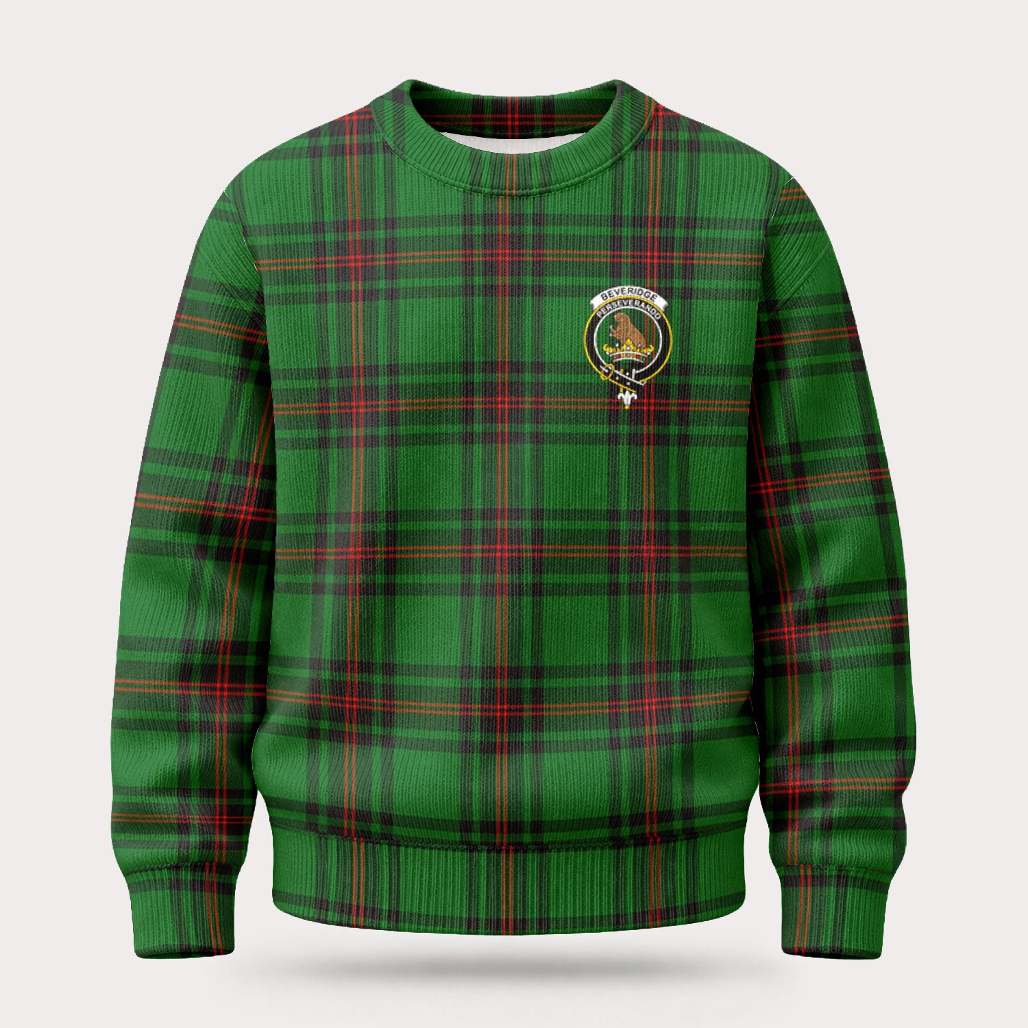 Beveridge Tartan Crest Sweater