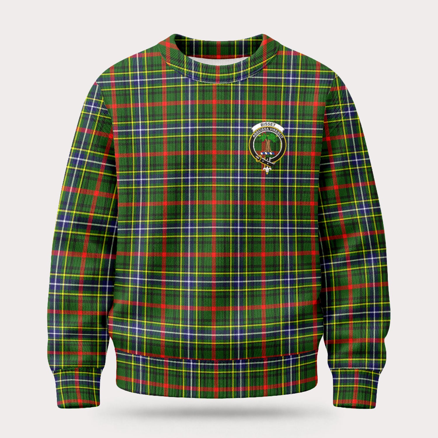 Bisset Tartan Crest Sweater
