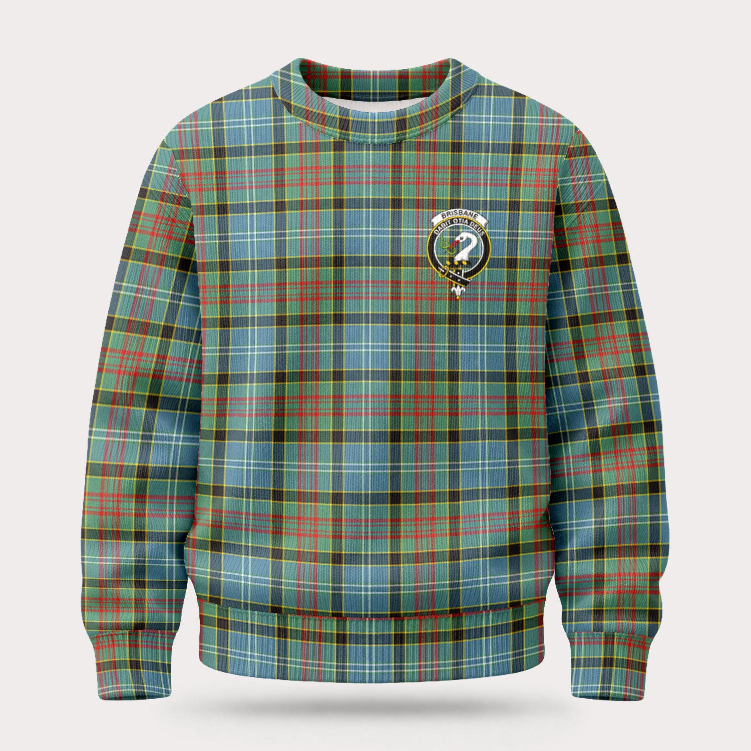 Brisbane Tartan Crest Sweater