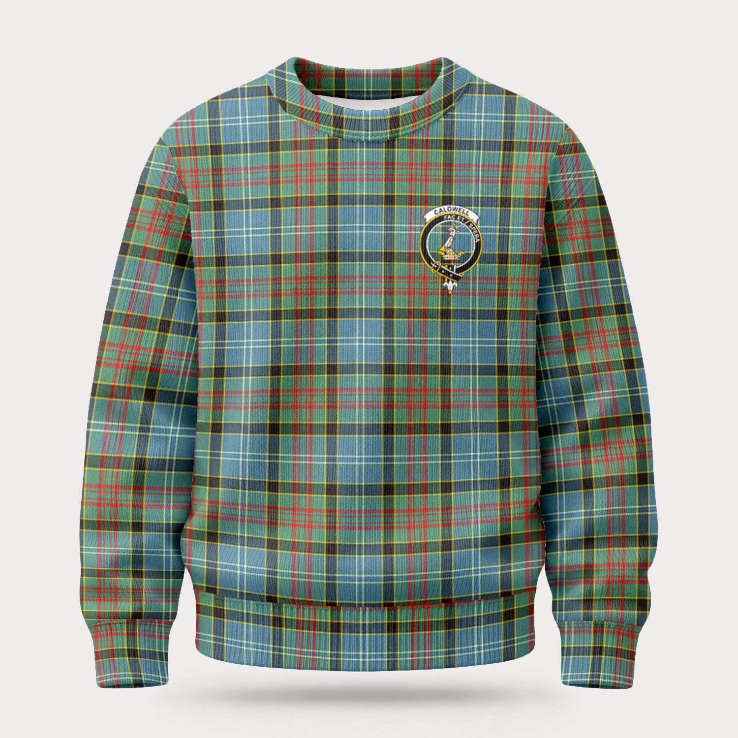 Caldwell Tartan Crest Sweater