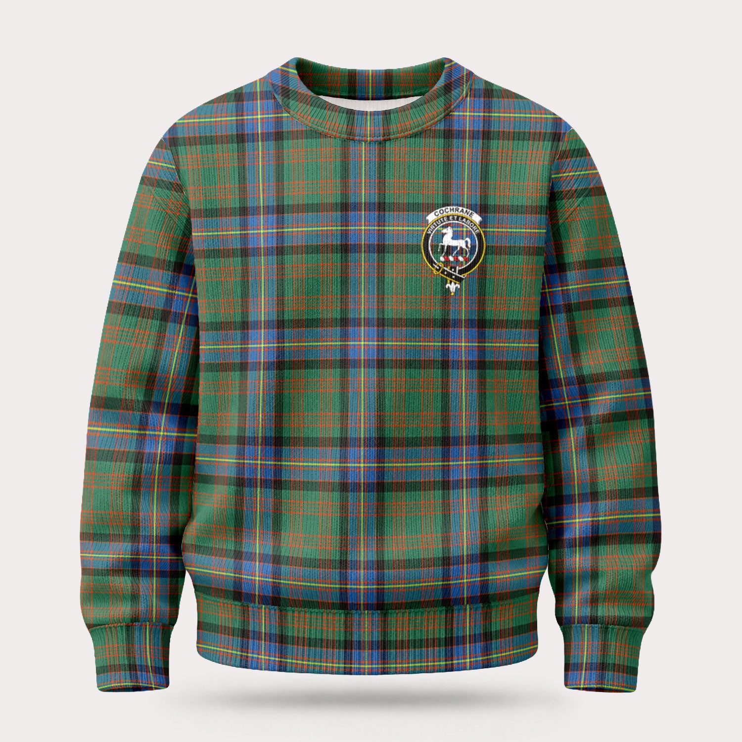 Cochrane Ancient Tartan Crest Sweater