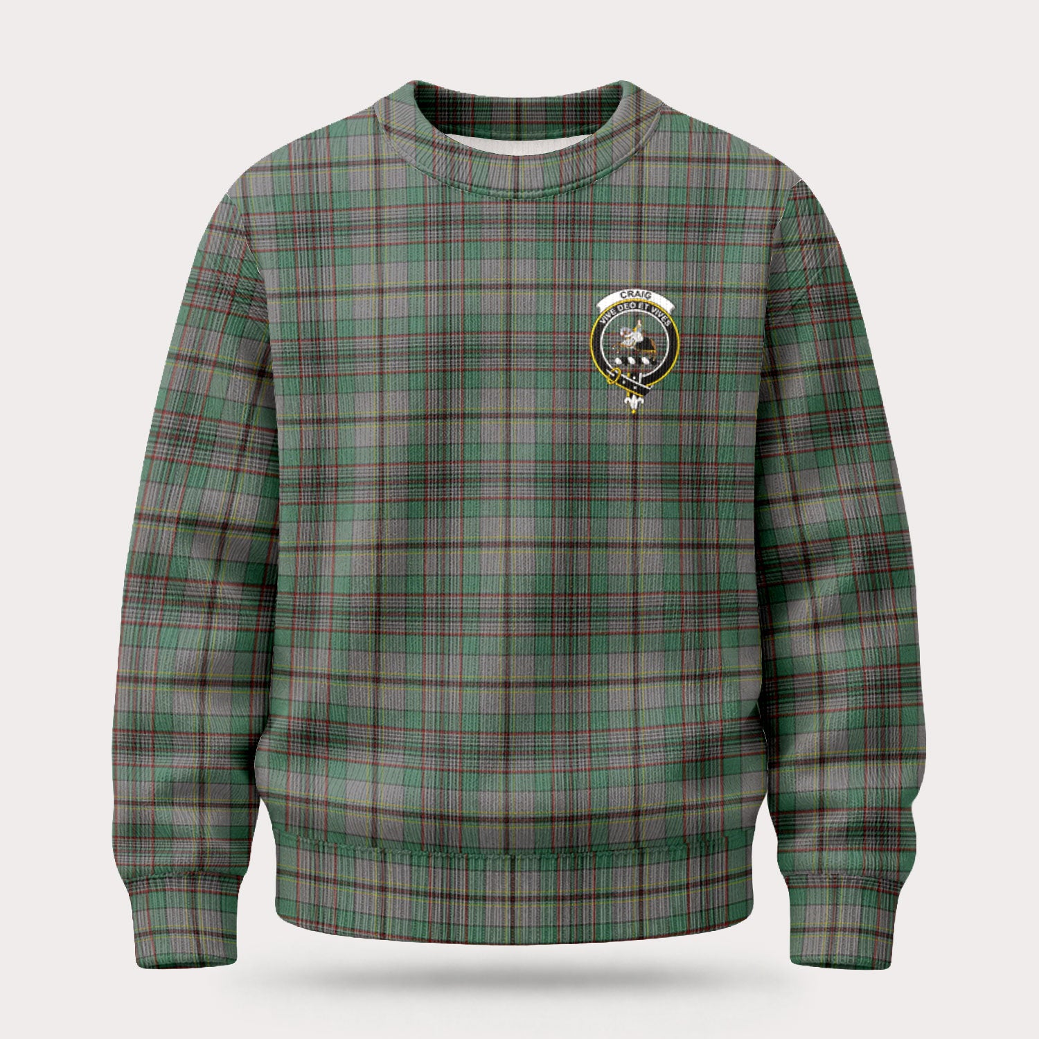 Craig Tartan Crest Sweater